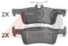 PEUGE 1610814180 Brake Pad Set, disc brake